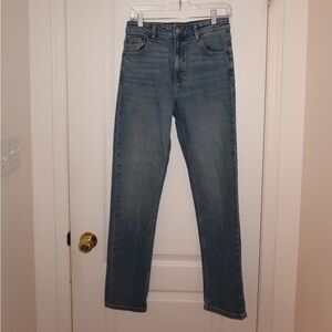 high waisted light wash skinny jeans zara collection